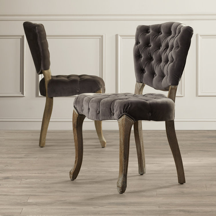 Ophelia & Co. Richard Tufted Velvet Parsons Chair & Reviews Wayfair
